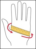 Как измерить размер руки